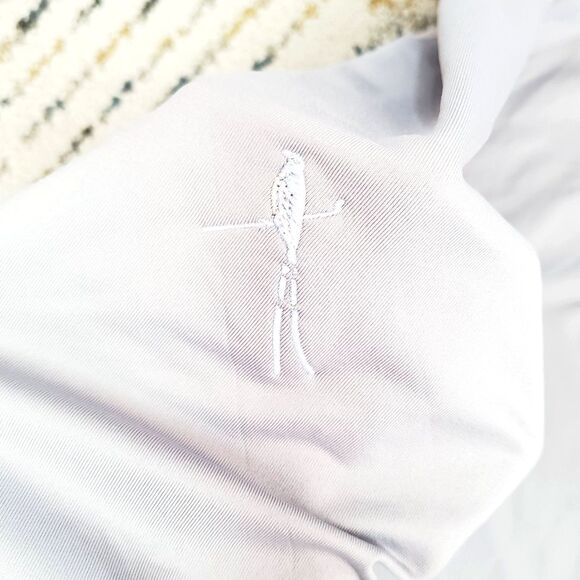 Peter Millar Verge Performance Quarter-Zip Golf Long Sleeve Gale Grey Mens 2XL - Picture 7 of 12